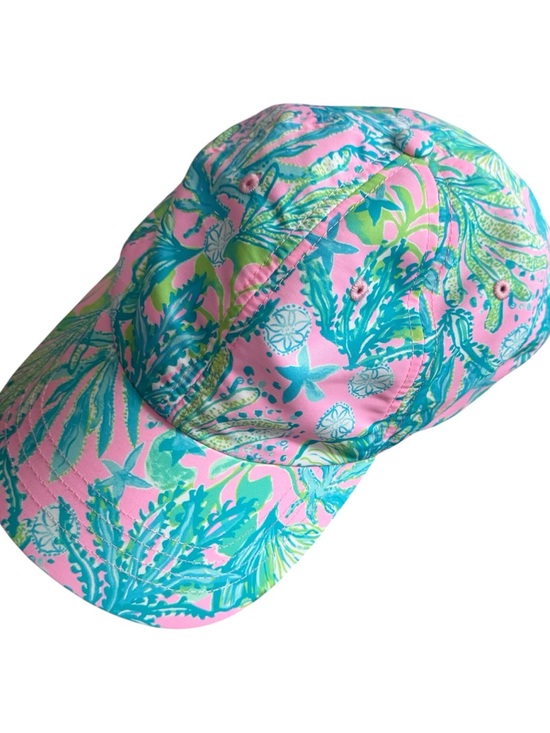 NWOT Lilly Pulitzer Run Around Printed Baseball Hat main image 5
